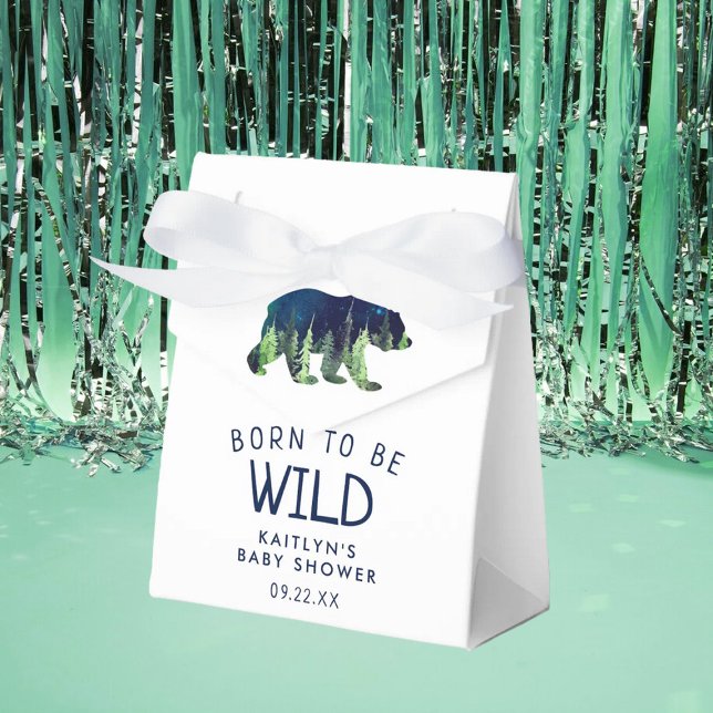 Born To Be Wild Baby Shower Favour Box (Creator Uploaded)