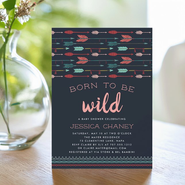 Born to Be Wild | Baby Shower Invitation (Creator Uploaded)