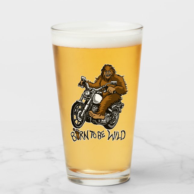 Born to be wild glass (Front Filled)