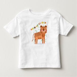 Born To Be Wild Lion T-Shirt   Kid Gift