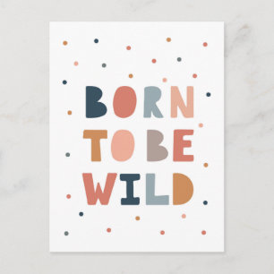 Born to be Wild Postcard