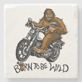 Born to be wild stone coaster