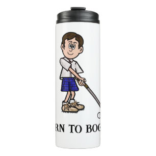 Born to Bogey Male Golfer Thermal Tumbler