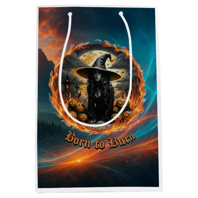 Born to Burn Witch Gift Bags (Front)