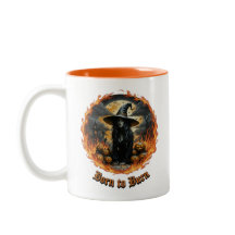 Born to Burn Witch Halloween Mug