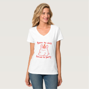 Born To Chill Party Bunny T-Shirt