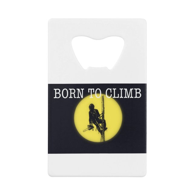 Born to climb Arborist Tree Surgeon (Front)