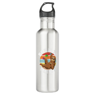 Born To Climb - Bouldering and Rock Climbing Sloth 710 Ml Water Bottle