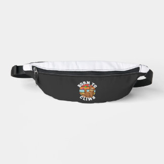 Born To Climb - Bouldering and Rock Climbing Sloth Bum Bags
