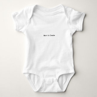 "Born to Create" Cute Baby Jersey Bodysuit