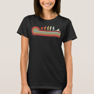 Born To Curl Vintage Evolution Curling Retro T-Shirt