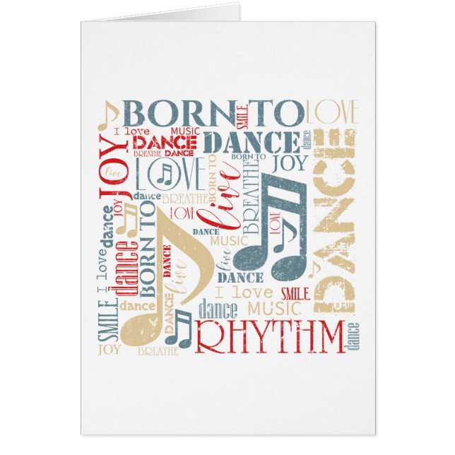 Born to Dance Blue ID277 (Front)