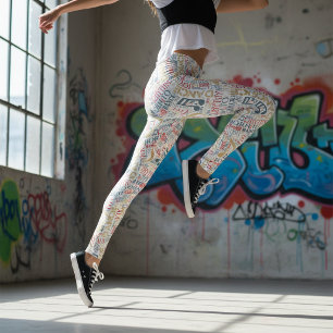 Born to Dance Blue ID277 Leggings