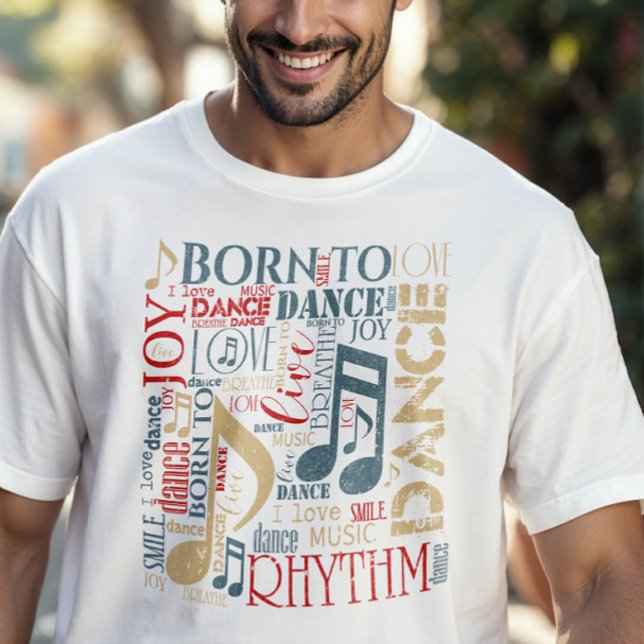 Born to Dance Blue ID277 T-Shirt (Creator Uploaded)