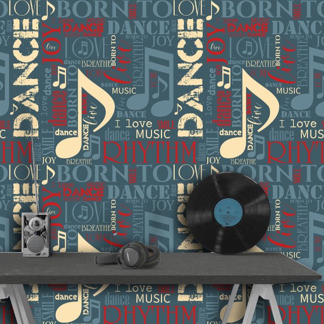 Born to Dance Blue/Red/Gold ID277 Wallpaper (Creator Uploaded)