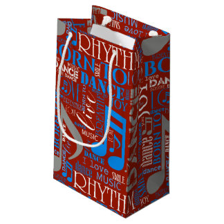 Born to Dance Blue/White/Any Colour ID277 Small Gift Bag