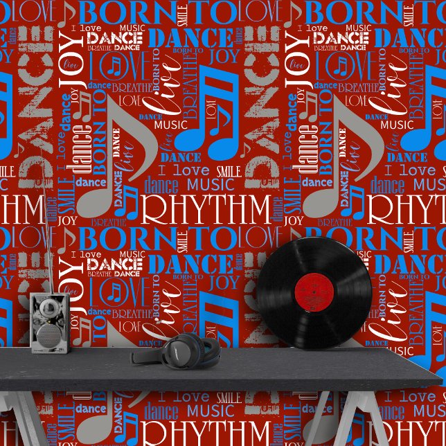 Born to Dance Blue/White/Any Colour ID277 Wallpaper (Creator Uploaded)