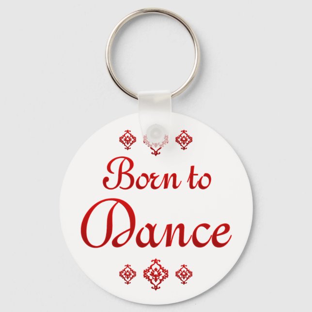BORN TO DANCE KEY RING (Front)