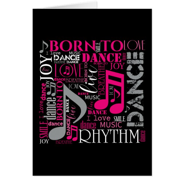 Born to Dance Pink ID277 (Front)