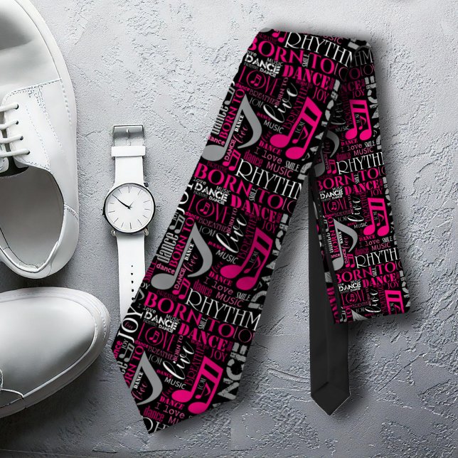 Born to Dance Pink ID277 Tie (Creator Uploaded)