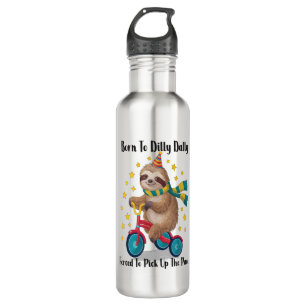 Born to Dilly Dally Sloth 710 Ml Water Bottle