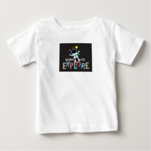Born to Explore  I  Cute Astronut Adventure Tee
