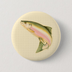 Born to Fish 6 Cm Round Badge