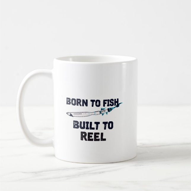 Born to Fish Coffee Mug (Left)