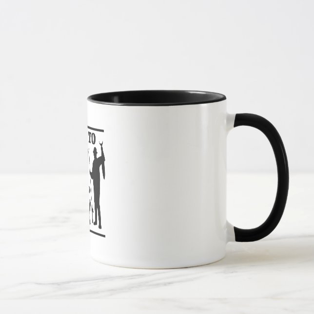 Born to Fish Forced to Work Mug (Right)