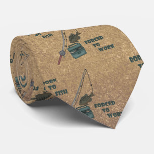 Born to Fish - Forced to Work Tie
