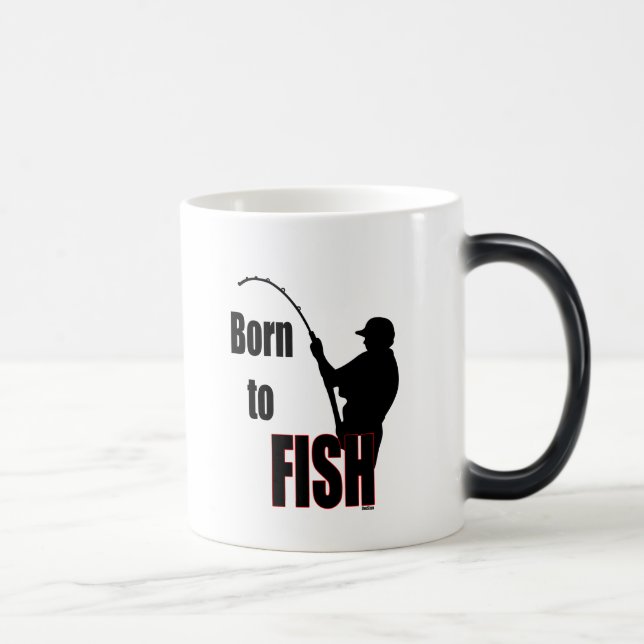 Born to Fish Magic Mug (Right)