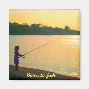 Born to Fish Magnet