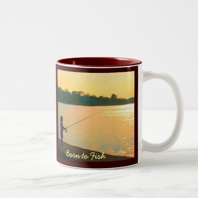 Born to Fish Mug (Right)