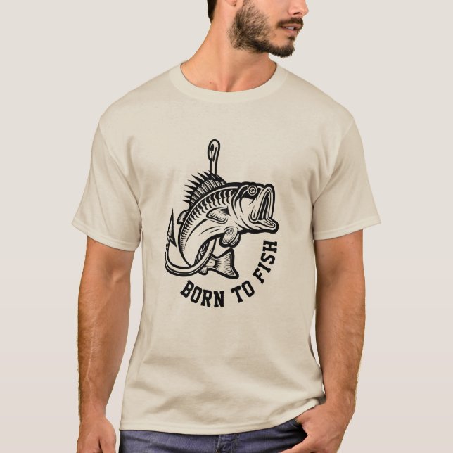 Born To Fish T-Shirt (Front)