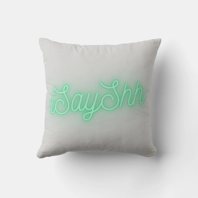 born to fishing cushion (Back)