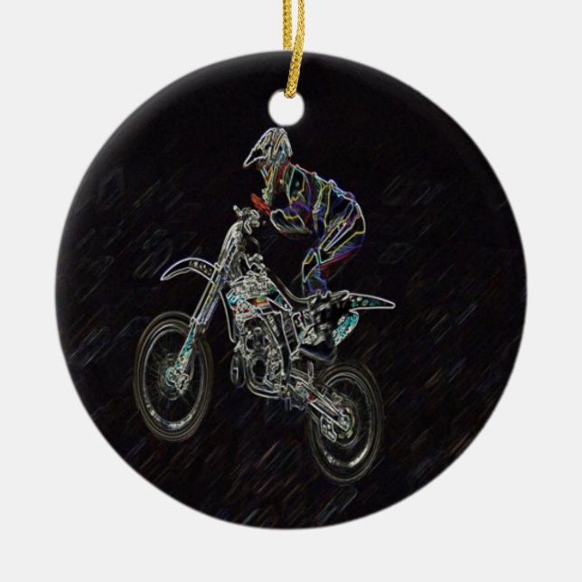 Born to Fly Ceramic Tree Decoration (Front)