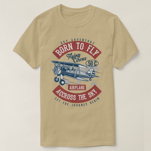 Born to Fly Men's T-Shirt (Design Front)