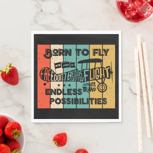 Born To Fly Napkin