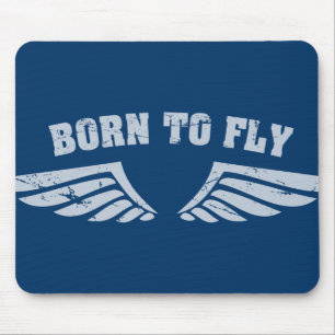 Born To Fly Wings Mouse Pad