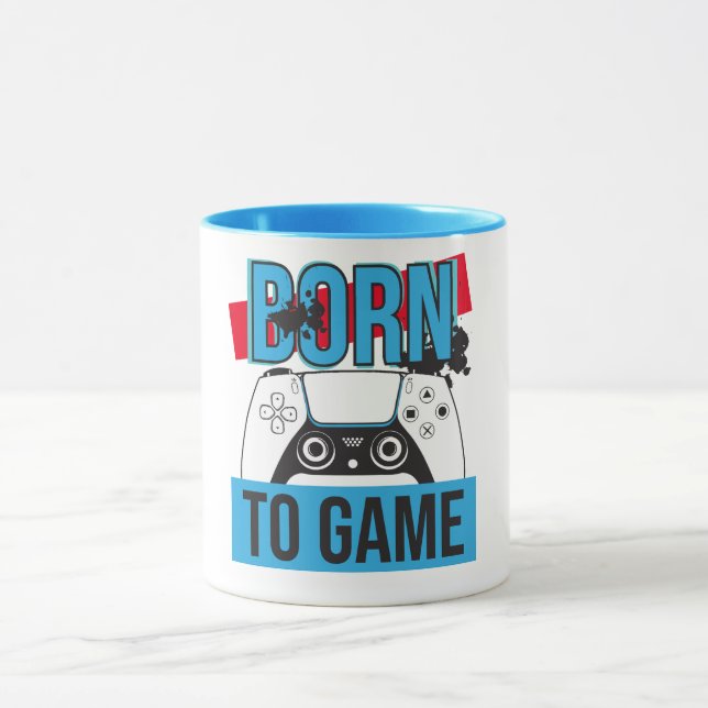 BORN TO GAME WITH MY CONSOLE MUG (Center)