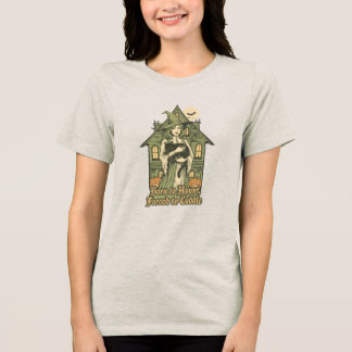 born to haunt force to cuddle Tri-Blend shirt