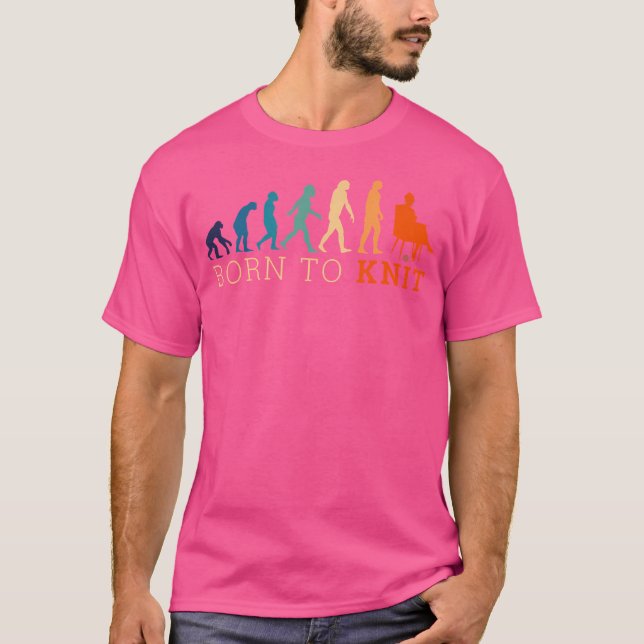 Born To Knit T-Shirt (Front)