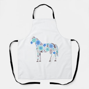 Born to Love Horses Apron