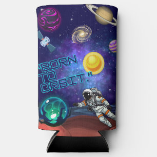 BORN TO ORBIT SELTZER CAN COOLER