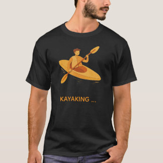 Born to Paddle Kayak Adventure Graphic T-Shirt