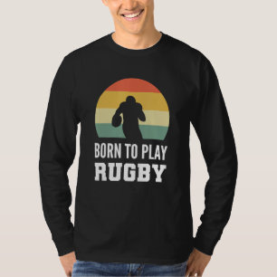 Born to Play Linemen or Football Fan T-Shirt