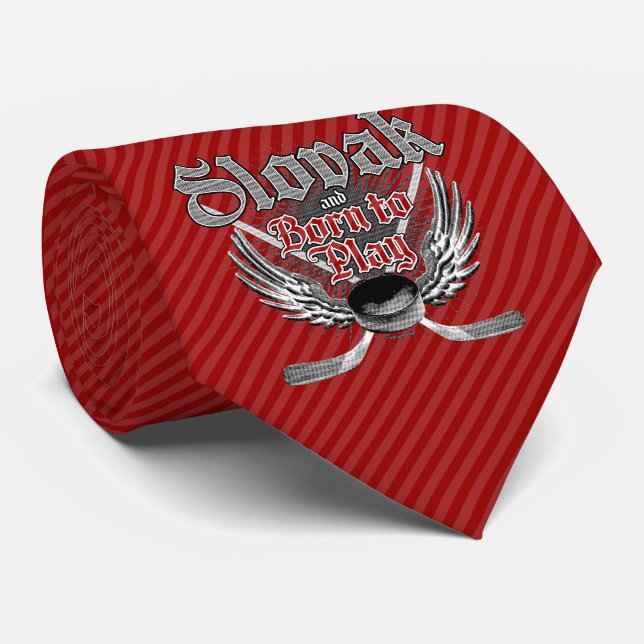 Born To Play (Slovak) Tie (Rolled)