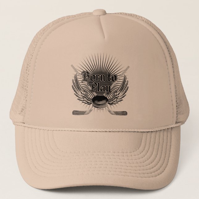Born To Play Trucker Hat (Front)