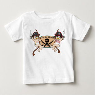 Born To Plunder - Baby Pirates Swinging T-Shirt