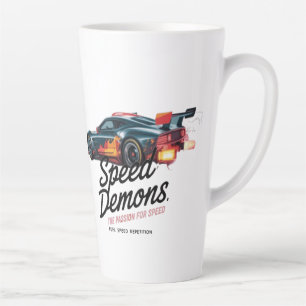 Born to Race, Forced to Work Latte Mug